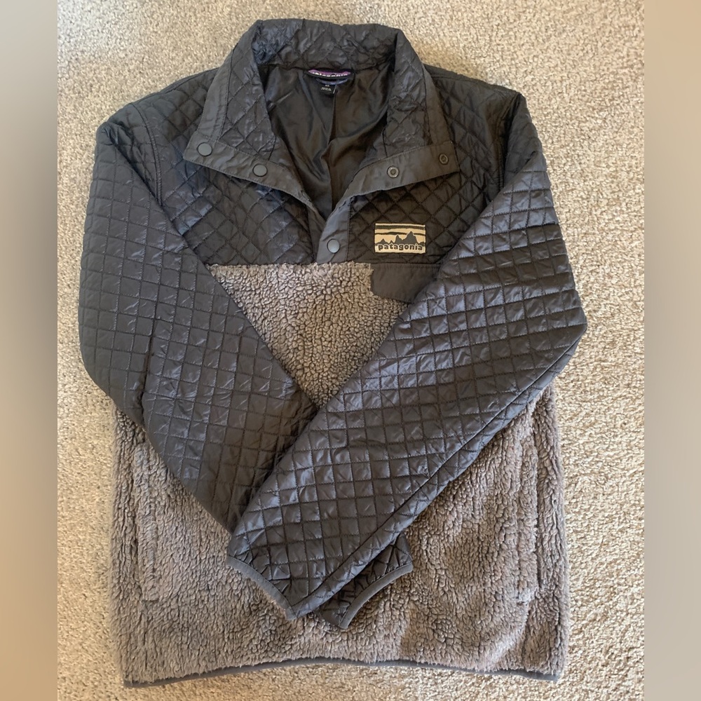 Patagonia Mixed Media Snap T - RARE!!